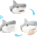White Shark with 5 Little Sea Creatures, 23 Inches
