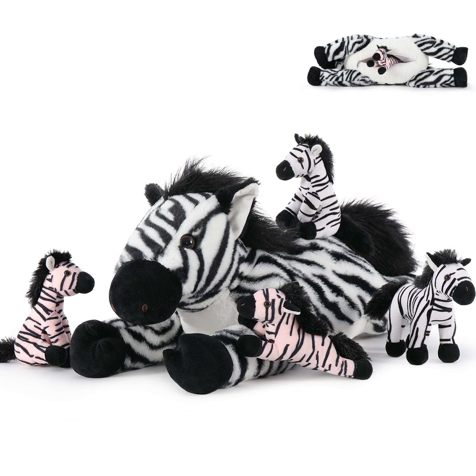 Zebra Stuffed Animal Plush Toys, 25.2 Inches