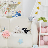 6 Pcs Ocean Stuffed Animals - Mini Turtle, Whale, Shark, Seal, Dolphin, Octopus Plush Toys - Kawaii Plush Keychains - Wholesale Stuffed Animals - Free Shipping Now