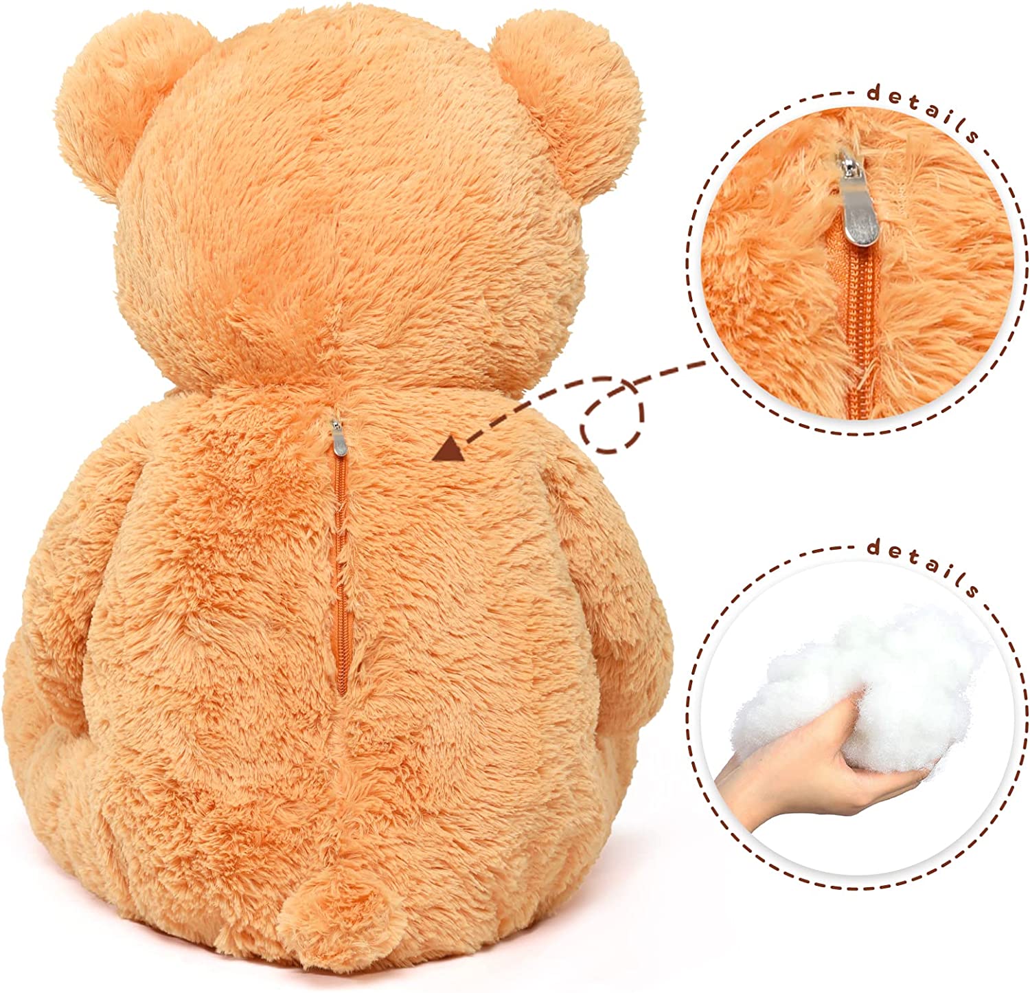 Giant Teddy Bear Plush Toys Giant Stuffed Animals, 39 Inches