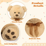 Giant Teddy Bear Plush Toy, Brown, 47 Inches
