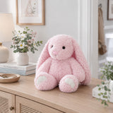 Personalized Embroidered Bunny Plush Toy Custom Name Stuffed Rabbit Toy