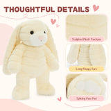 Embroidered Plush Bunny Personalised Custom Stuffed Bunny First Easter Gift for Children