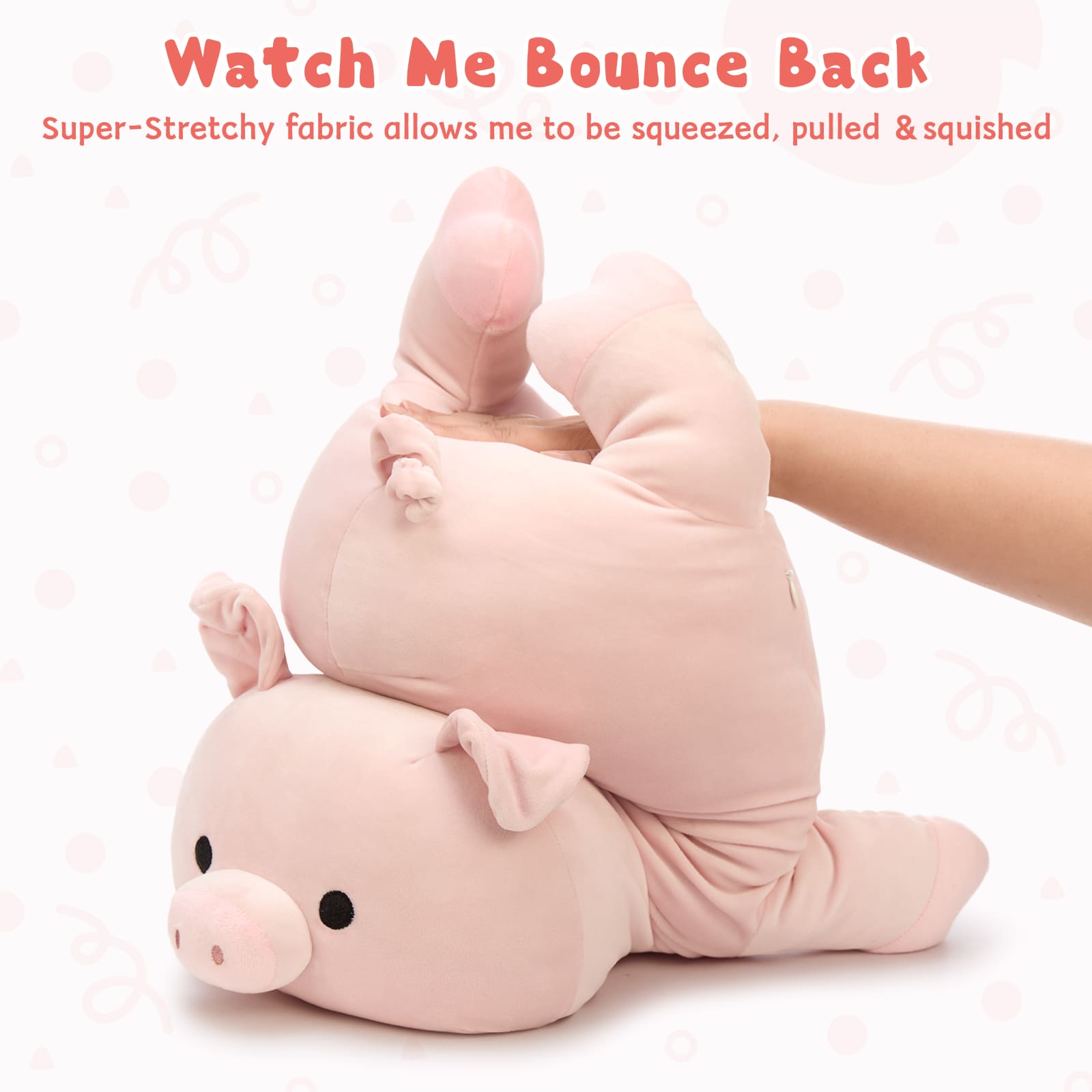 Cute Giant Pig Plush Pillow – Ultra Soft Stuffed Pig Body Pillow for Cuddling & Home Decor