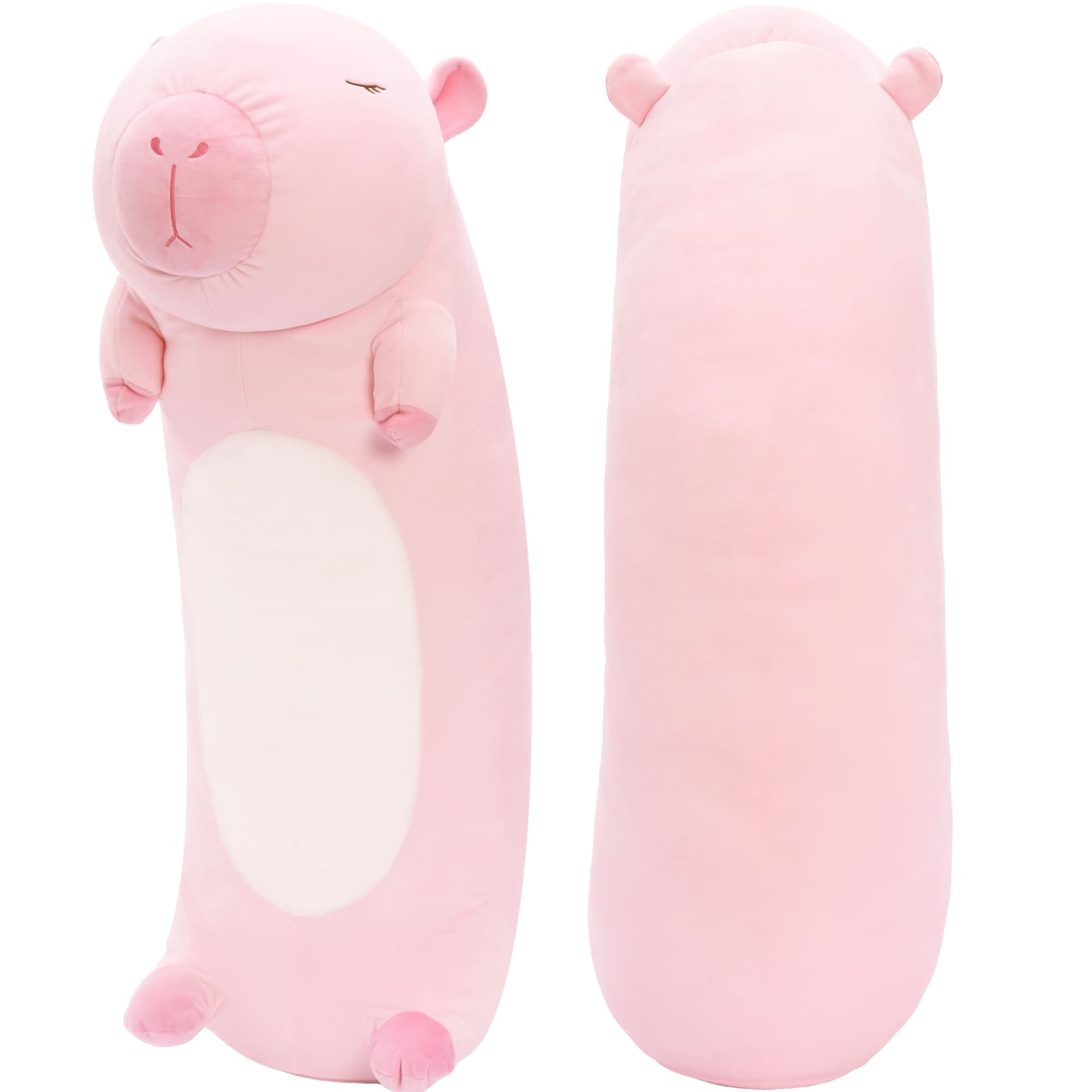39 Inch Capybara Plush Body Pillow Long Throw Cushion