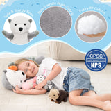 Sloth Stuffed Animals with Babies inside the Belly - Plush River Otter Toys - Kawaii Otter Stuffed Animals -MorisMos Soft Toys for Children