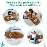 39 Inches Walrus Long Plush Pillow - 100 cm Walrus Stuffed Animals - Squishy Ocean Animal Long Throw Pillows - Couch/Sofa/Bed Pillows - Free Shipping