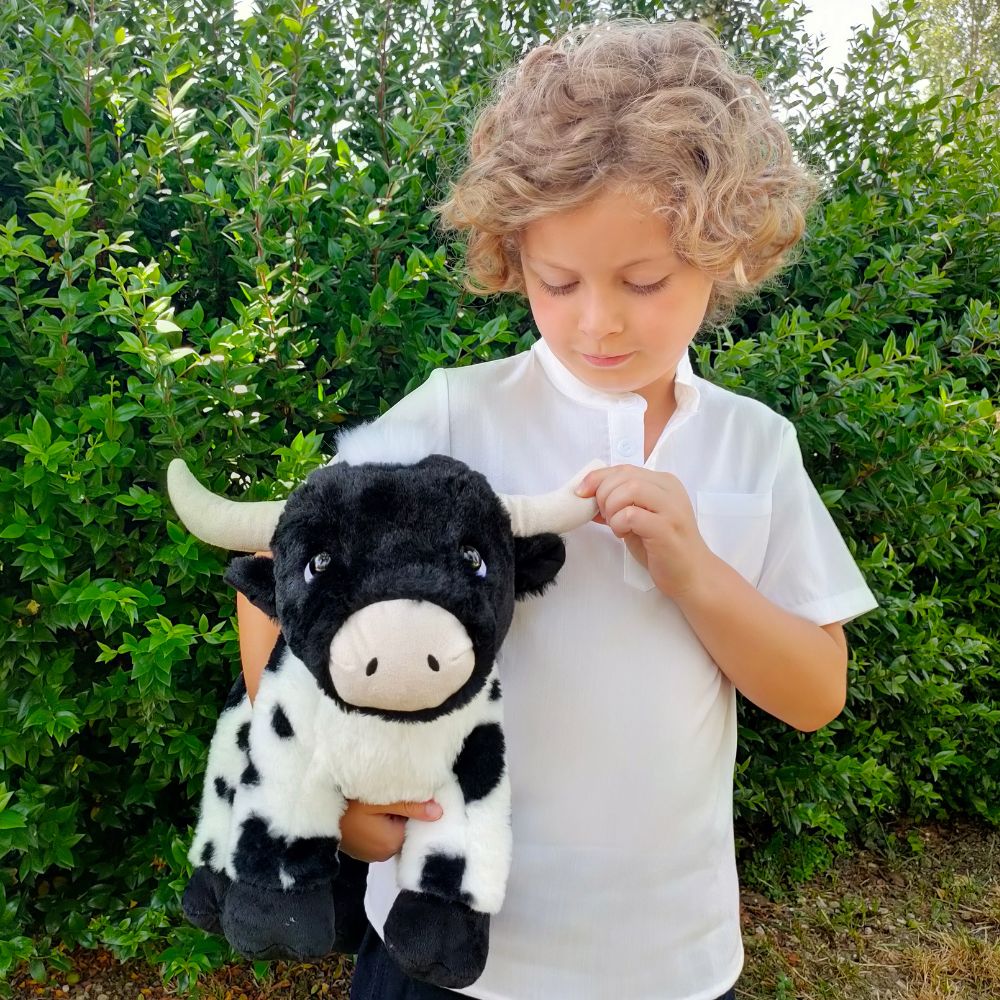 Lifelike Dairy Cow Stuffed Animals - Standing Milk Cattle Plush Toys - Cute Cow Plush Dolls - Cow Stuffed Animal Near Me -  Cow Plush 15.75*14.57 Inches - Free Shipping