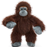 Long Arm Ape Stuffed Animals - Lifelike Monkey Plush Toys, Dark Brown, 18 Inches - Jungle/Safari Stuffed Animals - Forest Zoo Theme Party Decors