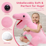 Realistic Dinosaur Stuffed Animal 31.5-Inch Giant T-Rex Plush Toy