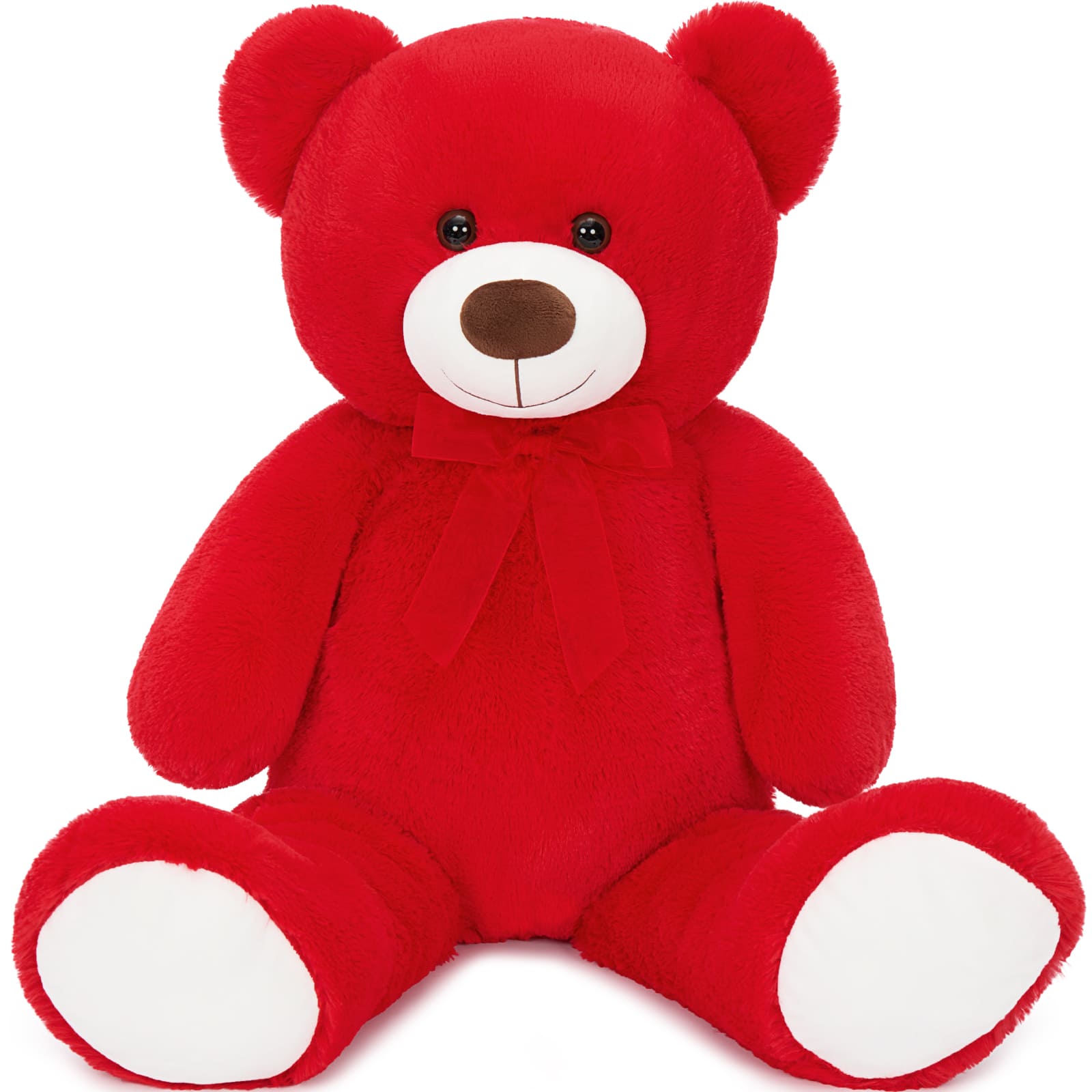 Giant Teddy Bear Plush Toy with Bow 35.4/51 Inch Multiple Colors