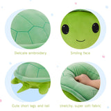 Retracting Head Turtle Stuffed Animals - Turtle Stuffed Animal Babies with Their Mom - Turtle Stuffed Animals with Babies in the Belly - Christmas/Birthday/Baby Shower Gift Ideas - MorisMos Stuffed Animals - Free Shipping Now