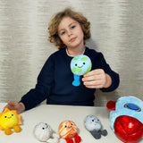 14 Inch Rocket Plush Toy with Five Planet Plushies Inside
