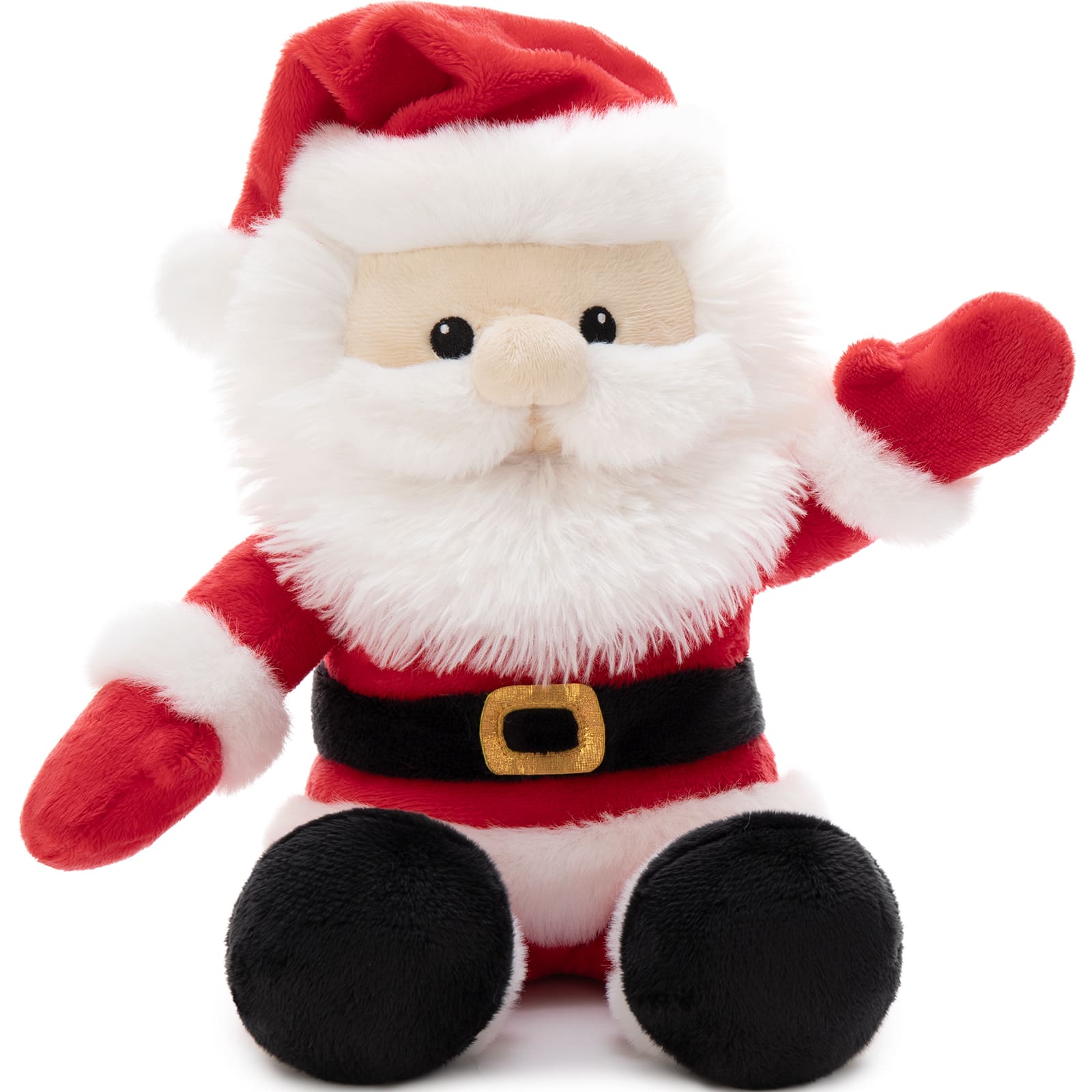 Santa Claus Weighted Heatable Plush Toy, Red, 16 Inches