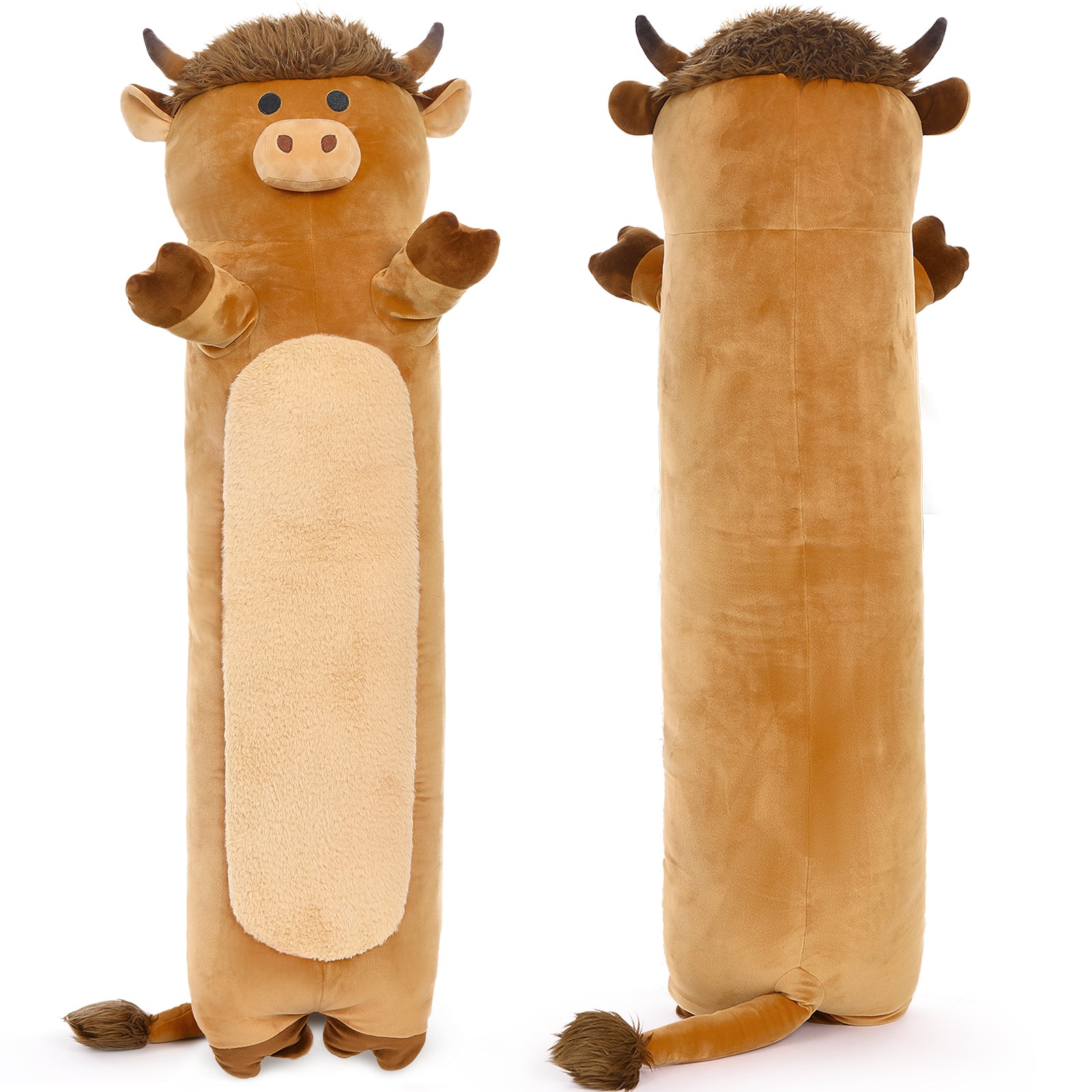 Highland Cattle Stuffed Animals Highland Cow Throw Pillow, 43 Inches