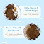 MorisMos 5 Pcs Otter Stuffed Animal - 14.5" Mommy Sea Otter Plush with Babies Inside, Soft Cute Stuffed Otter Plushies Toy for Kids Boys Girls, Ideal Gift for Christmas Birthday Holidays