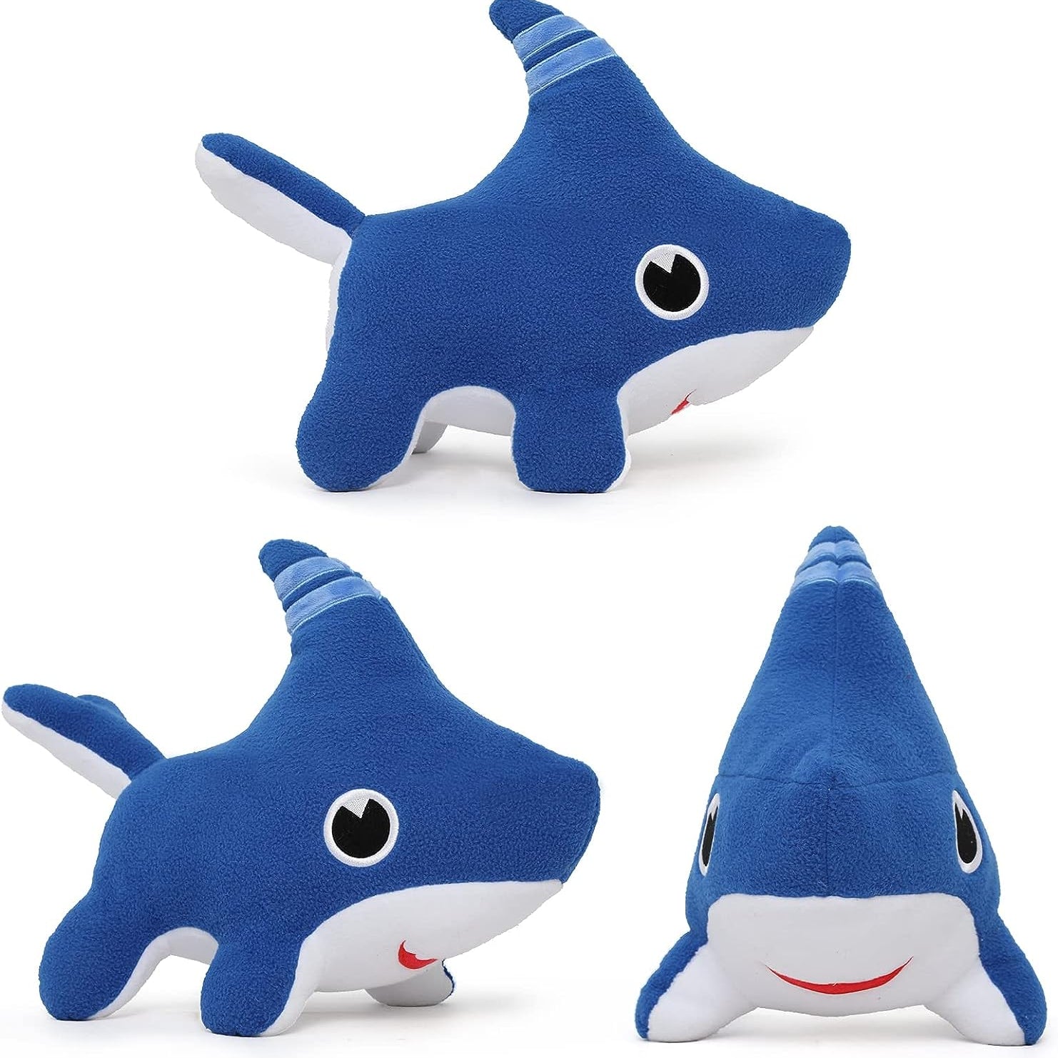 MorisMos Stuffed Animals - Shark Dog Stuffed Animals - 15 Inches Shark Dog Plush Toys - Dark Blue Shark Dog Plush Doll - Creative Stuffed Animals - Free Shipping Worldwide