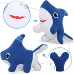 MorisMos Stuffed Animals - Shark Dog Stuffed Animals - 15 Inches Shark Dog Plush Toys - Dark Blue Shark Dog Plush Doll - Creative Stuffed Animals - Free Shipping Worldwide