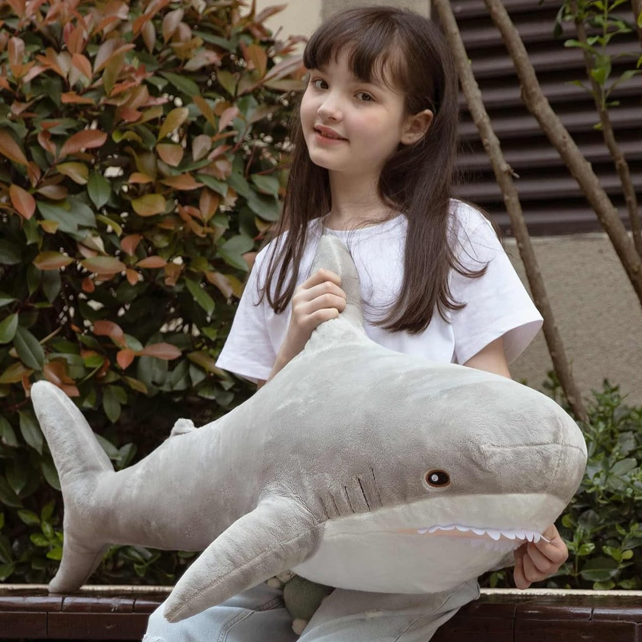 Giant Shark Plush Toy Ocean Animal Throw Pillow, 32/40 Inches - MorisMos Stuffed Animal Toys