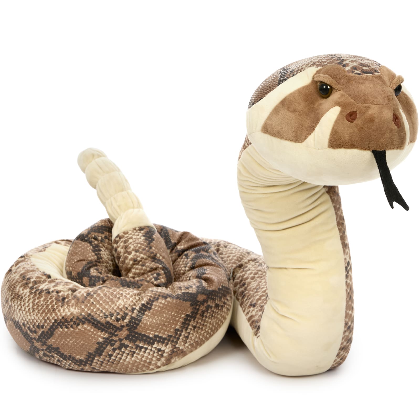 Simulation Rattlesnake Plush Toys 8 Feet Stuffed Snake Toys