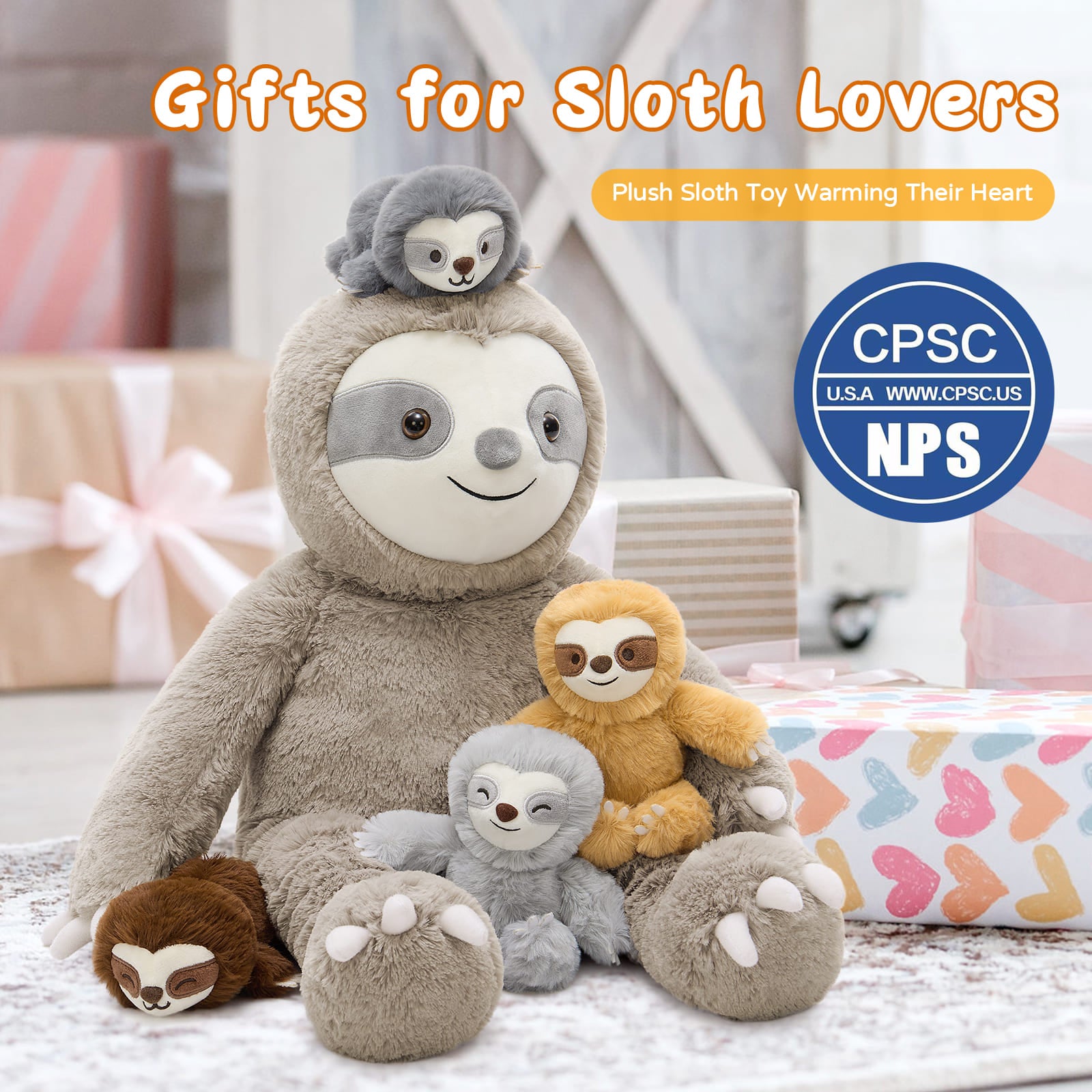 Realistic Stuffed Animals with Babies Inside - MorisMos Stuffed Animal Set - Kawaii Plush Toys for All Ages