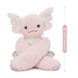Huggable Axolotl Weighted Plush Pillow with Long Arms 3.8 LB