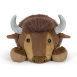 31.5 Inch Brown Bison Plush Toy Buffalo Stuffed Animal