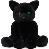 Black Cat Stuffed Animal 15.7 Inch Weighted Black Cat Plush Toy