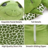 Turtle Plush Pillow Soft Stuffed Animal for Kids and Adults