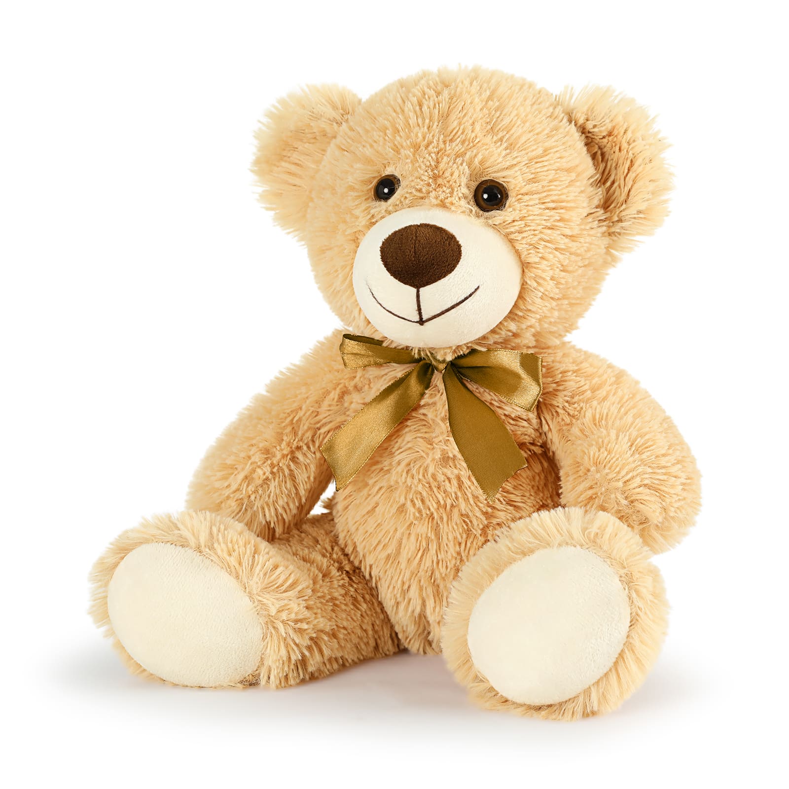 13.8 Inch Light Brown Teddy Bear Plush Toy Set