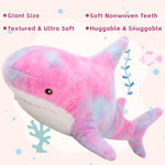 Giant Shark Plush Toy Ocean Animal Throw Pillow, 32/40 Inches - MorisMos Stuffed Animal Toys