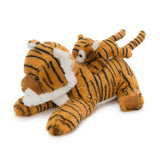 Leopard/Tiger with Cub Plush Toy Set Cuddly Animal Gift for Kids