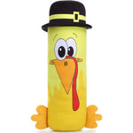 Turkey Plush Toys - Cartoon Turkey Cylindrical Throw Pillows - Yellow Turkey Plush Pillows 35.4 Inches - Thanksgiving Day Gift Ideas - Wild Turkey Stuffies - Plush Toys for Kids & Birders - MorisMos Stuffed Animals