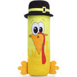 Turkey Plush Toys - Cartoon Turkey Cylindrical Throw Pillows - Yellow Turkey Plush Pillows 35.4 Inches - Thanksgiving Day Gift Ideas - Wild Turkey Stuffies - Plush Toys for Kids & Birders - MorisMos Stuffed Animals