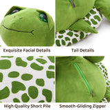 Turtle Plush Pillow Soft Stuffed Animal for Kids and Adults