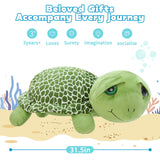 Turtle Plush Pillow Soft Stuffed Animal for Kids and Adults