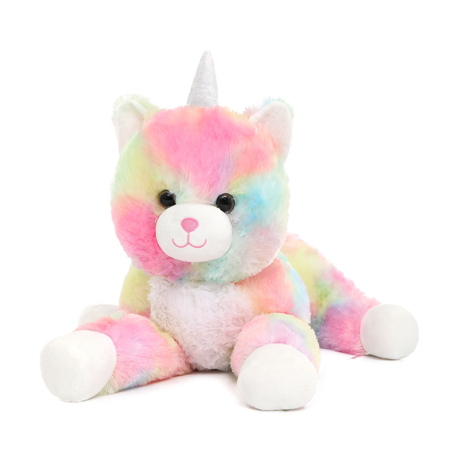 Ensemble de jouets en peluche chat licorne, 22 pouces