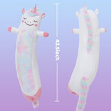 Unicorn Long Throw Pillow, 43 Inches