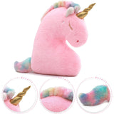 Unicorn Plush Toy, Pink/White, 14 Inches