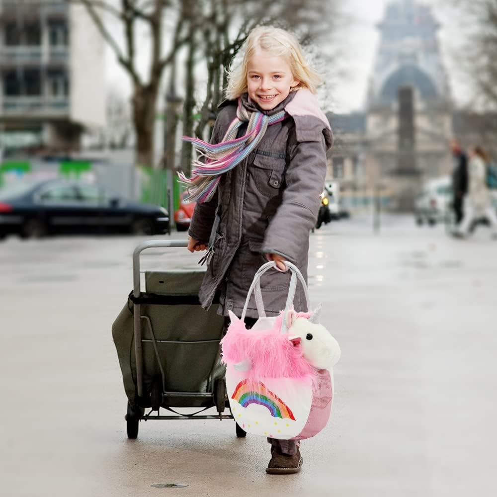 Unicorn Plush Toy Playset Unicorn Handbag