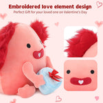 Realistic Axolotl Stuffed Animals - 14 Inches Salamander Plush Toys - Valentine's Day Gift for Girlfriend/Boyfriend - Fluffly Cuddly Plushy Fluffy Toy - Cute Axolotl Cartoon Plush Pillows for Kids - Christmas/Birthday Gift for Children/Teens/Adults - Free Shipping