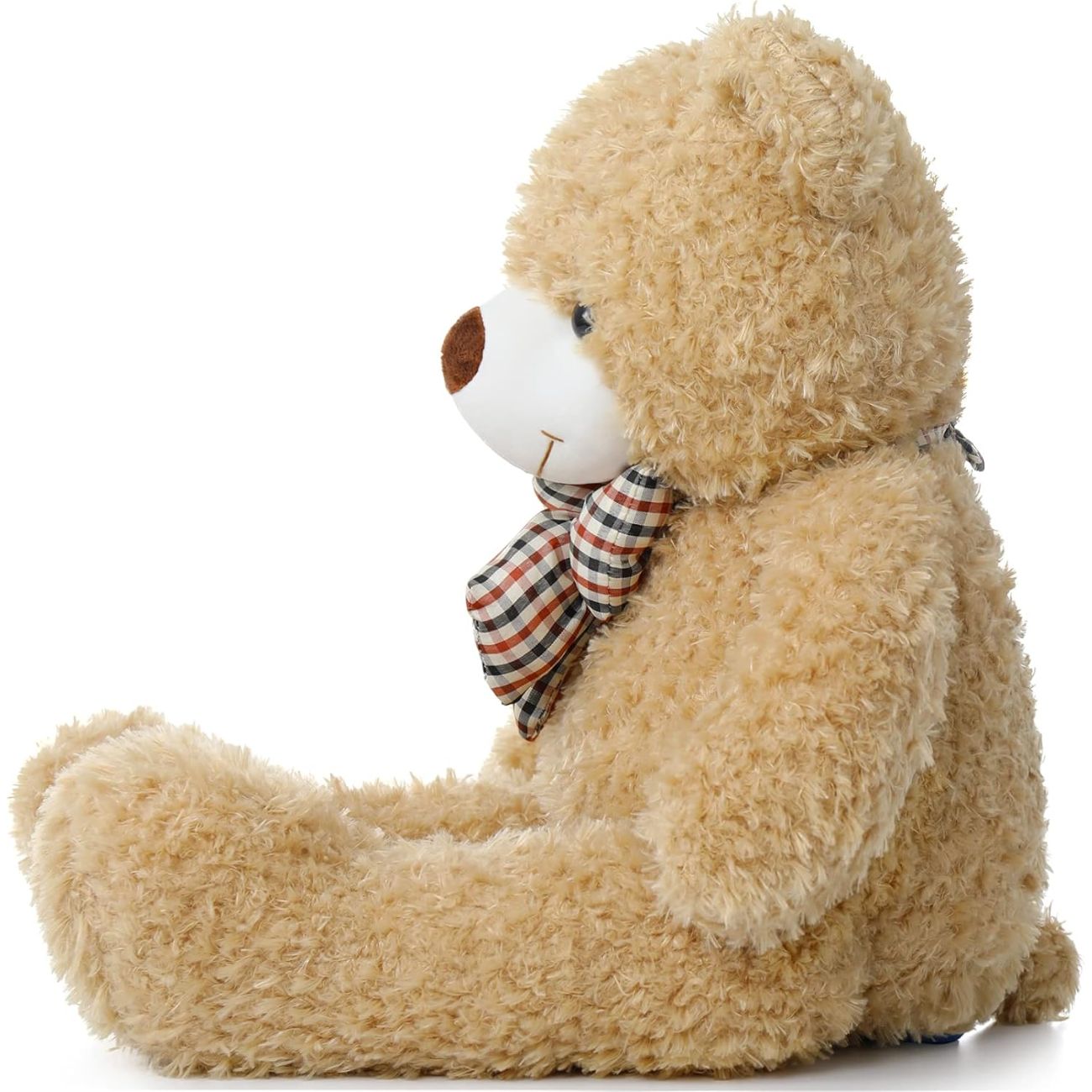 31 Inches Brown Teddy Bear Plush Toys - Brown Teddy Bear Stuffed Animals - Massive Valentine's Day Teddy Bears&Gifts - Soft Cuddly Smiling Face Big Teddy Bear Plush Gift for Girlfriend/Boyfriend - Teddy Bear Plush Dolls for Birthday/Baby Shower/Christmas