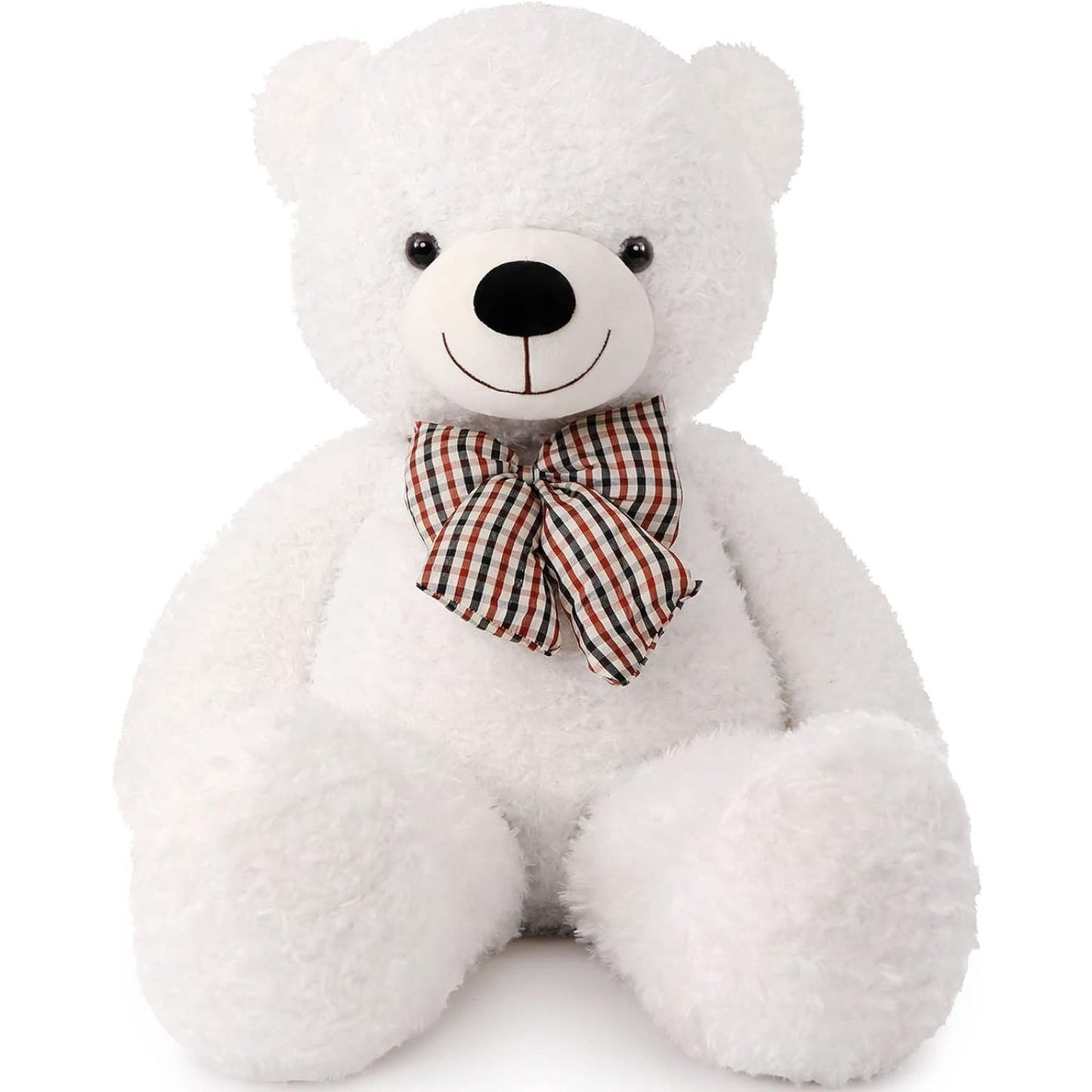 31 Inches White Teddy Bear Plush Toys - White Teddy Bear Stuffed Animals - Massive Valentine's Day Teddy Bears&Gifts - Soft Cuddly Smiling Face Big Teddy Bear Plush Gift for Girlfriend/Boyfriend - Teddy Bear Plush Dolls for Birthday/Baby Shower/Christmas