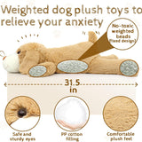 Dog Plush Toys - Weighted Plush Pillows - Puppy Stuffed Animals - Cozy Weighted Throw Pillows - Cartoon Dog Cushion Pillows for Bed/Sofa - Soft Plushy Body Pillows for Kids/Teens/Adults - MorisMos Stuffed Animals