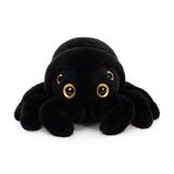 Adorable 4-Eyed Black Spider Weighted Plush Toy 14 Inch