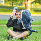 Whale Shark Plush Toy with Three Baby Sharks 21.3 Inch