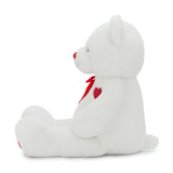 47 Inch Teddy Bear Plush Toy Bear with Red Bow Heart