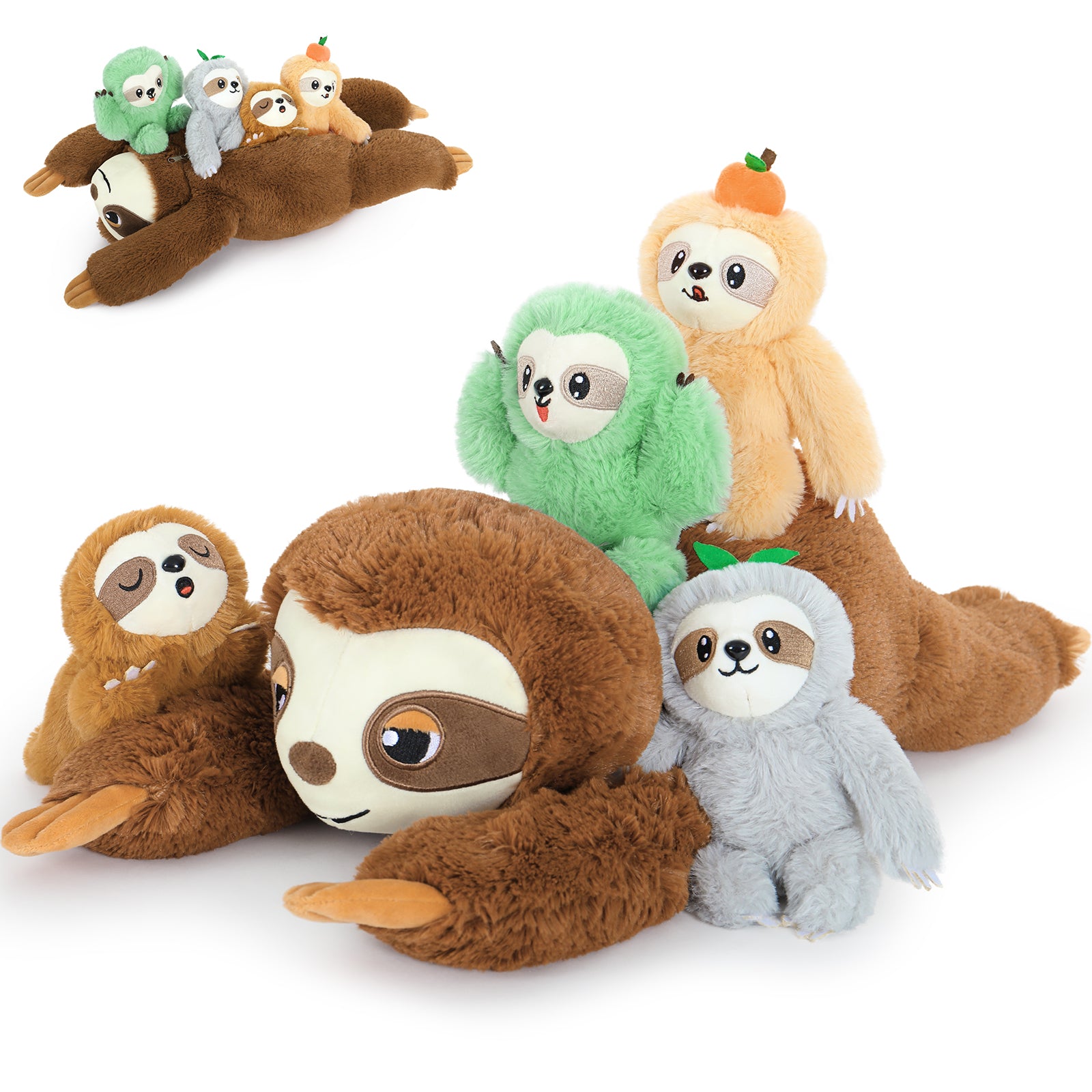 Sloth Plush Toys Sloth Stuffed Animals, 23.6 Inches