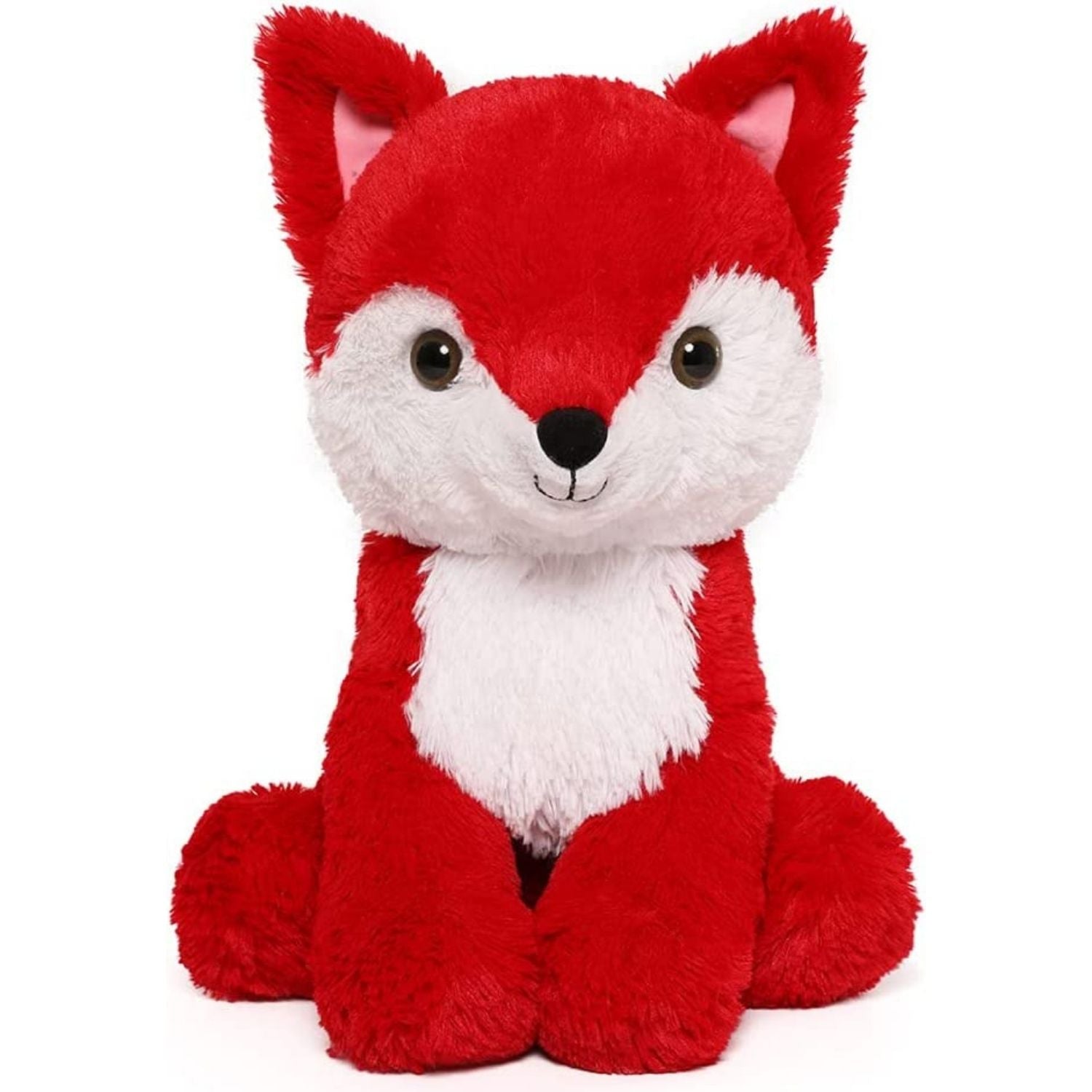Jouet en peluche renard, rouge, 18 pouces