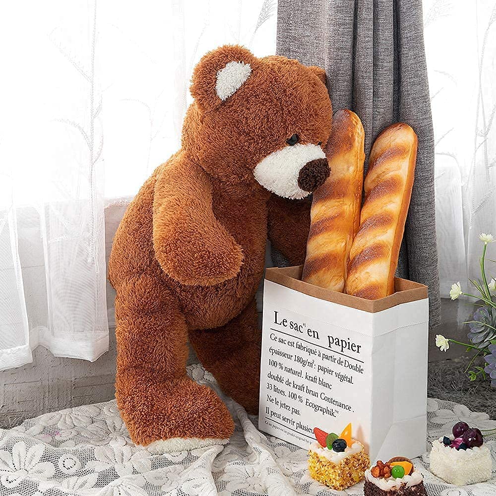 MorisMos Small Teddy Bear Stuffed Animals Soft Bear Plush Toy Gift for Children Kids Girlfriend Chritmas Valentine's Day Birthday